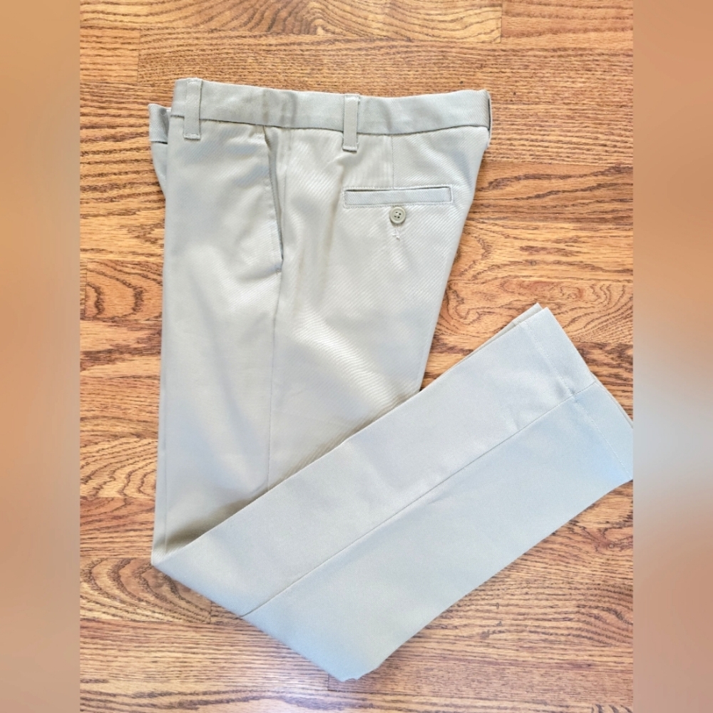 LAND'S END Khaki Pant, Girls Size 14, adjustable waist
